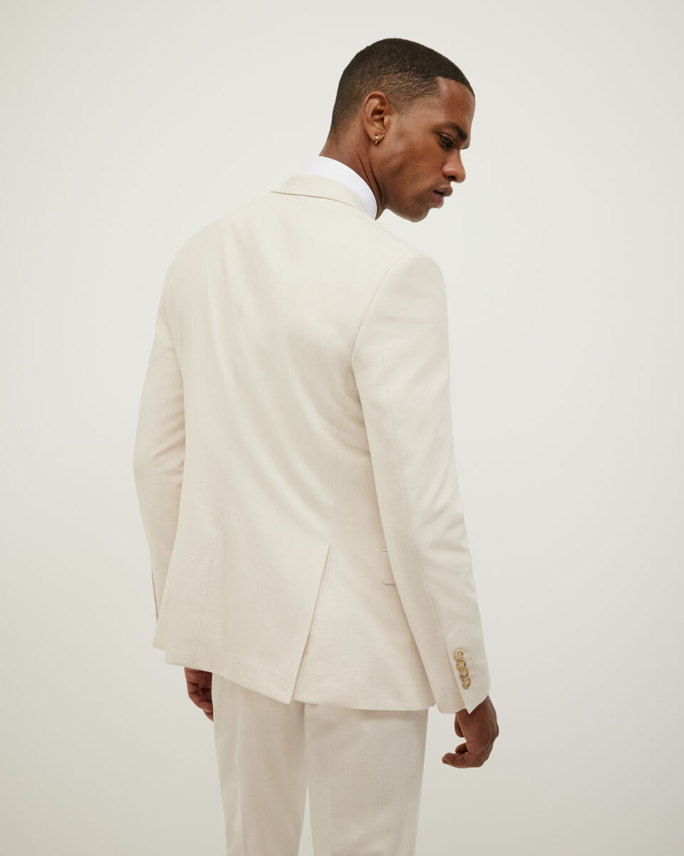 Textured Tailored Jacket, Neutral, hi-res